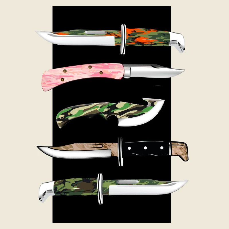 Camouflage Knife