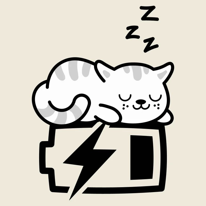 Sleepy Kitty (Farbe veränderbar - 3 Farben)