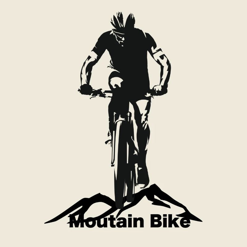 Logo Moutain Bike noir