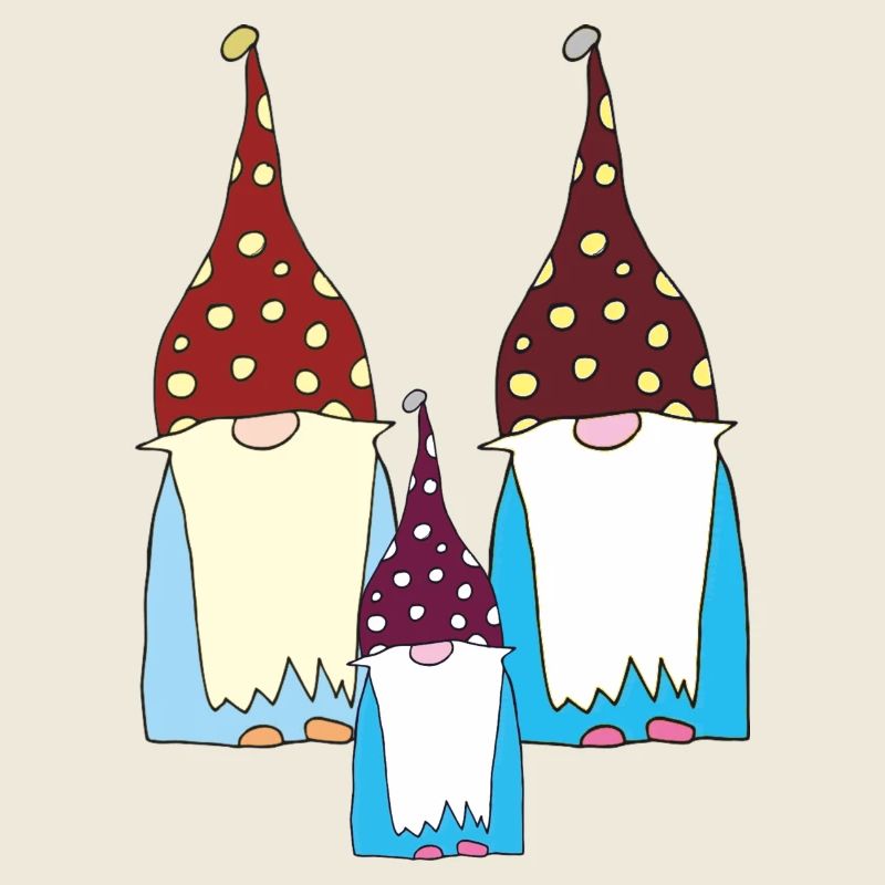 Gnomes dwarfs big and small