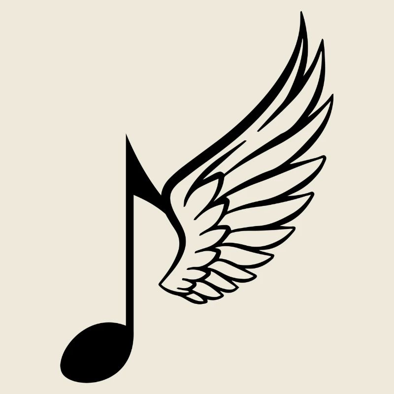 Musical Note Wings - Original Gift Idea