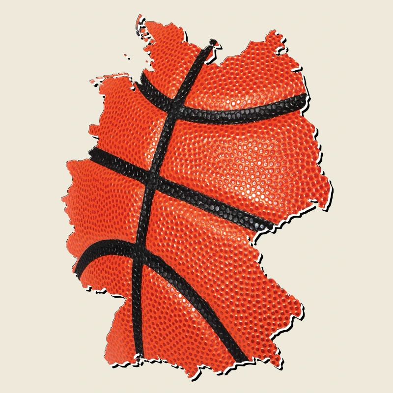 Germany Map Frames Real Basketball