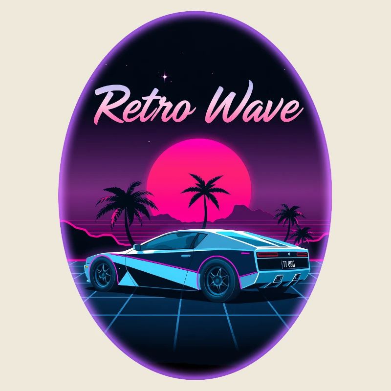 “Retro Wave” design