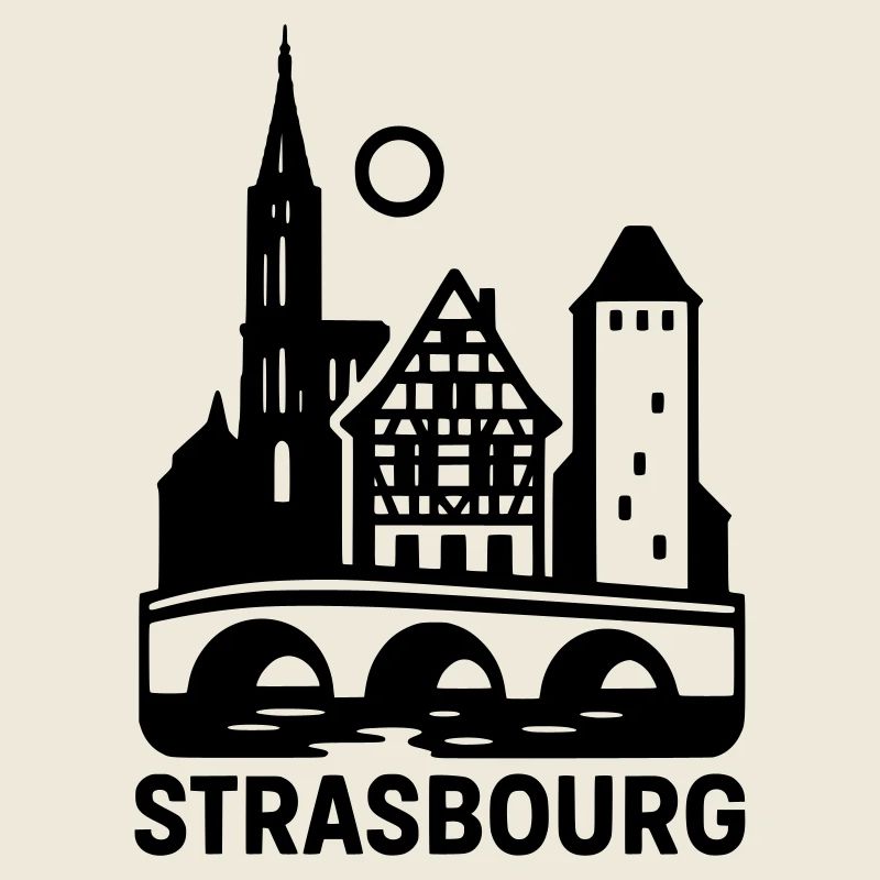 Strasbourg Silhouette