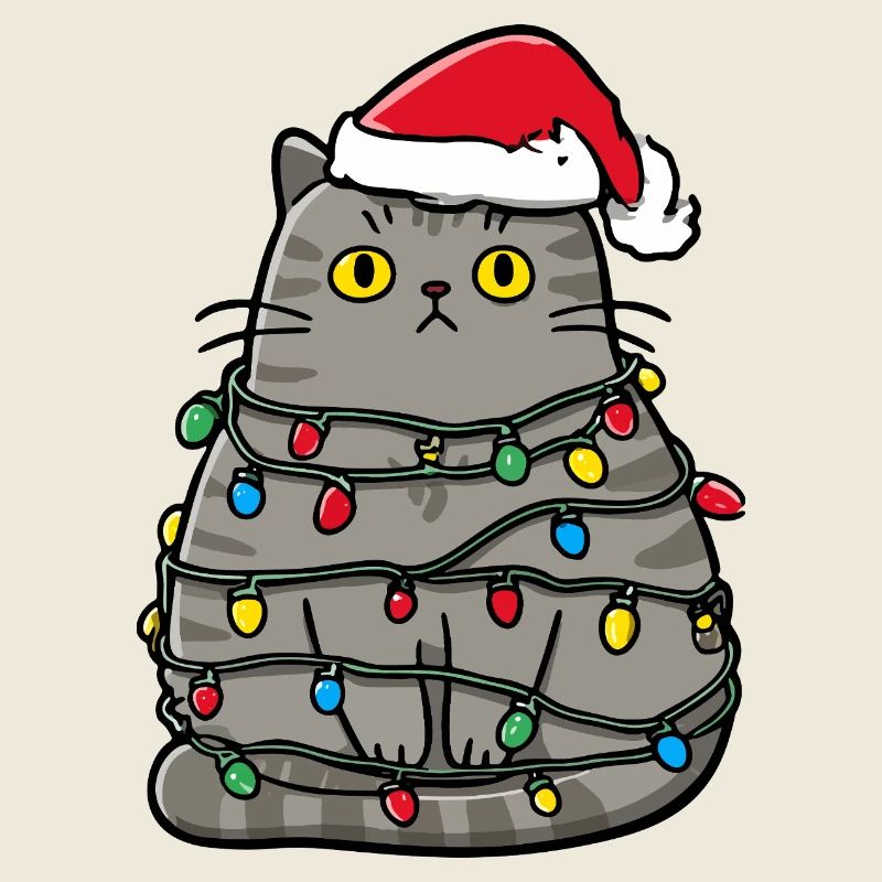 Clumsy Cat Christmas