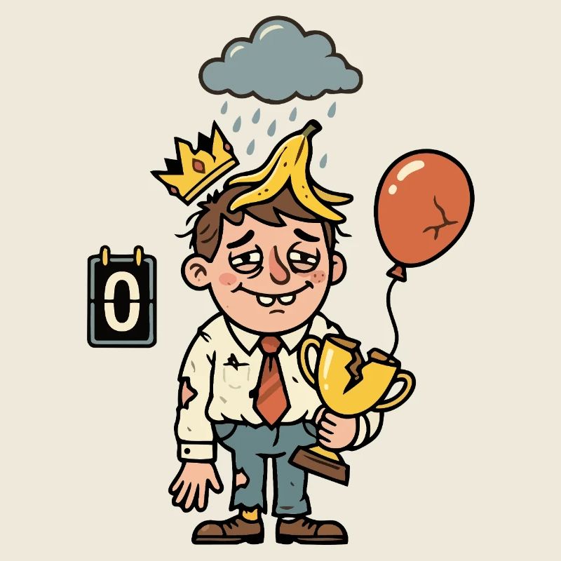 Perdant malchanceux, perdant, perdant inutile