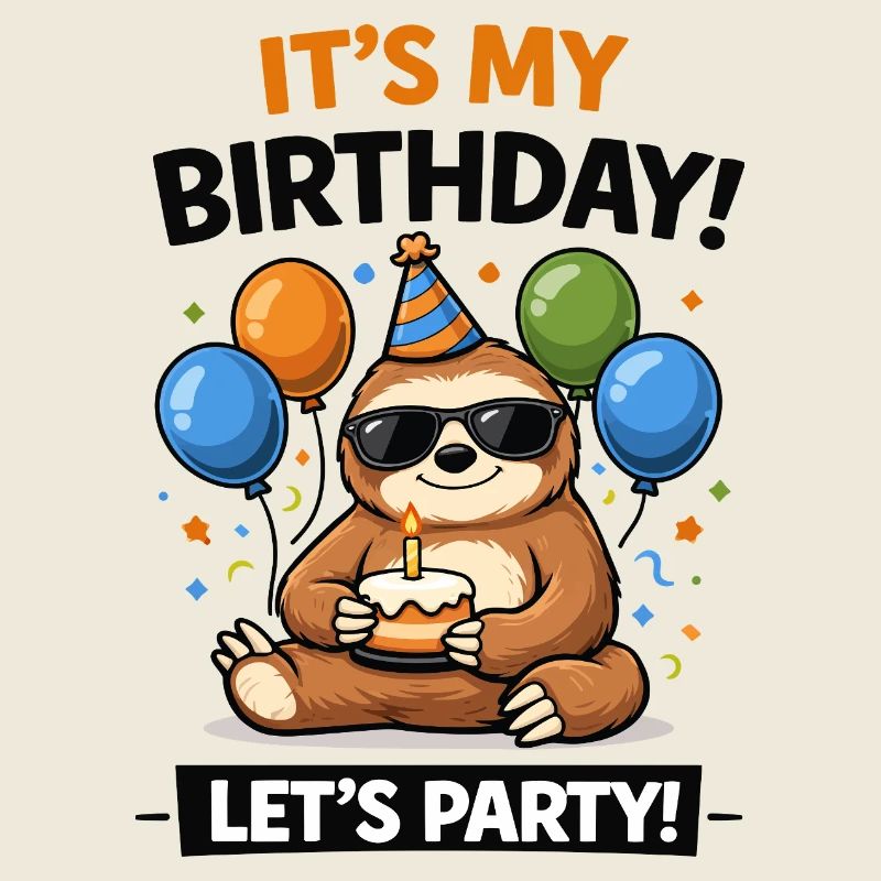 Birthday Sloth Party
