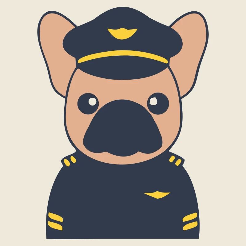 Frenchie Pilot Captain Uniform
