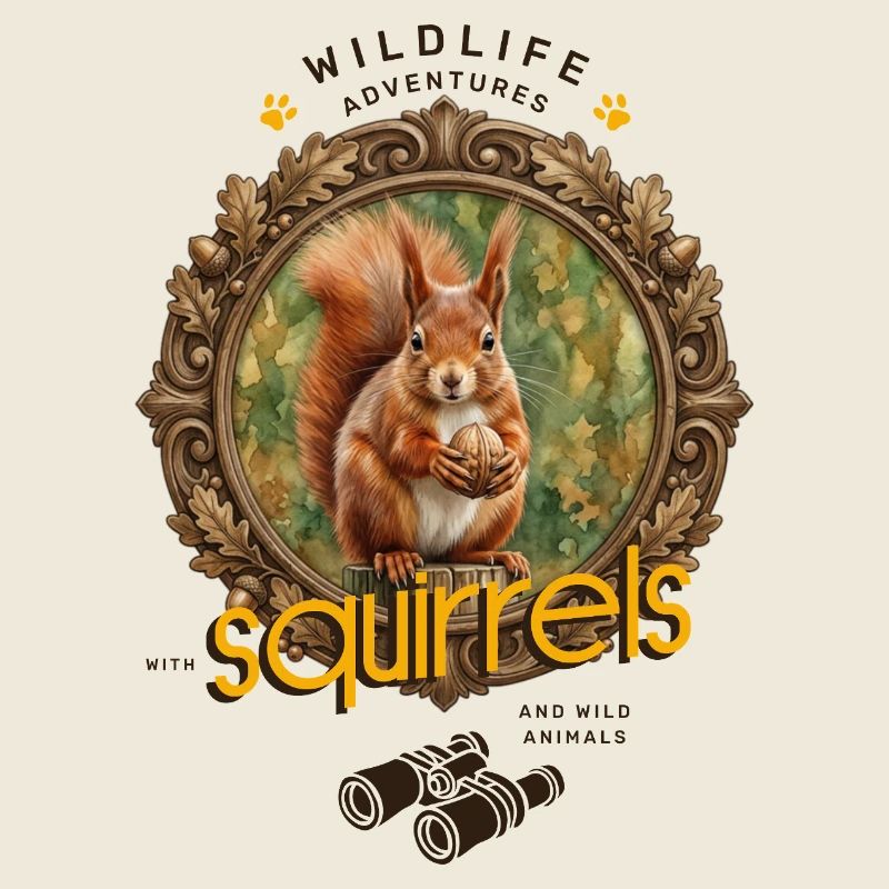 Squirrel Rodent Animal Motif Adventure