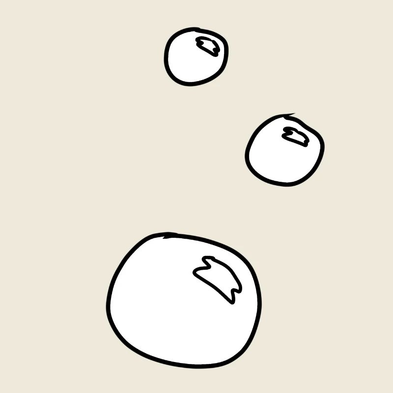 Bulles de savon formant des cercles