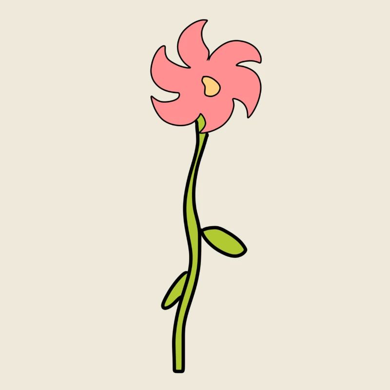 rose fleur forme symbole plante nature