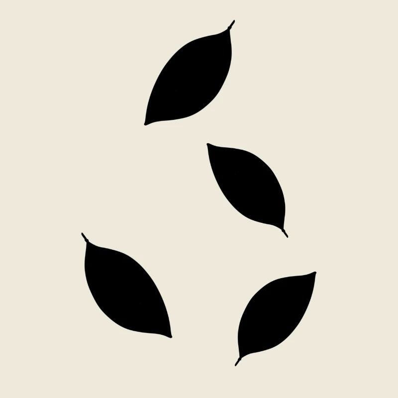 vier Blätter blatt symbol muster