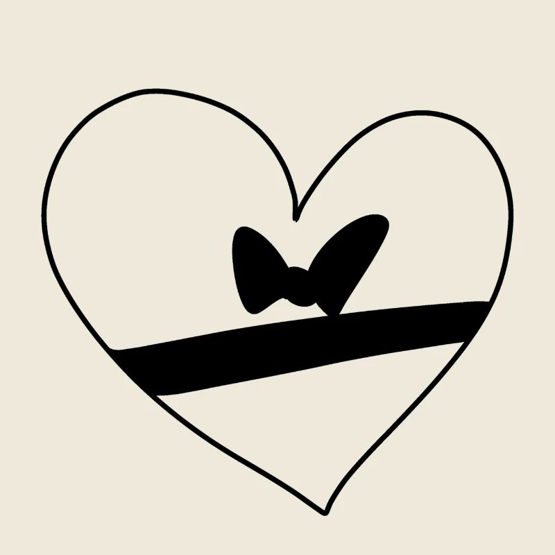 herz symbol liebe schleife band