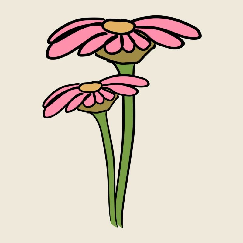 Icône de fleur plante fleurs symbole rose