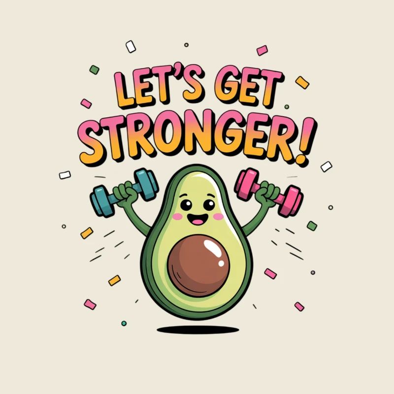 Avocado beim training 