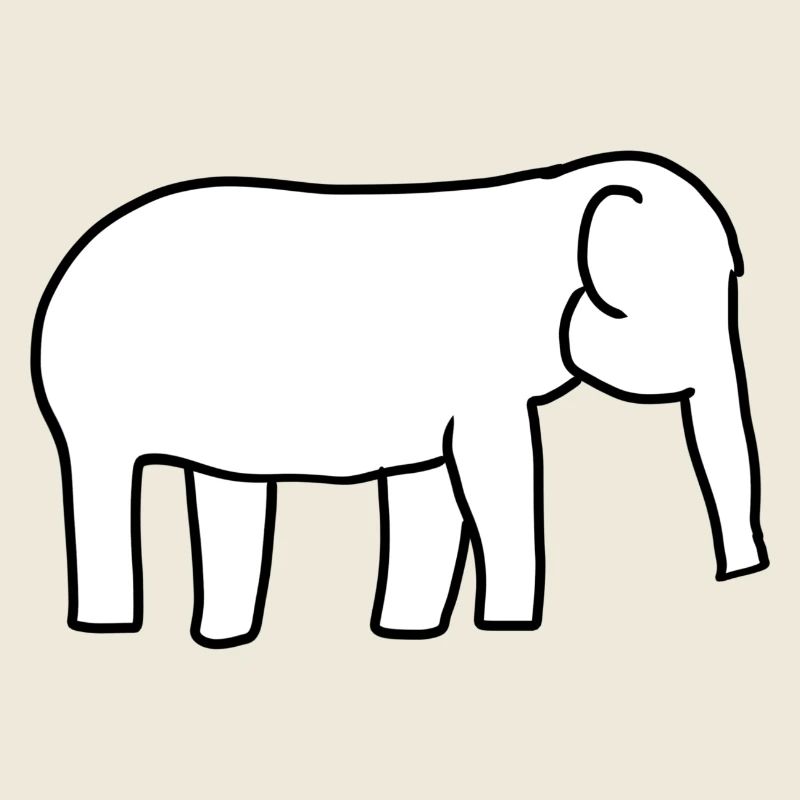 Icône d’animal éléphant