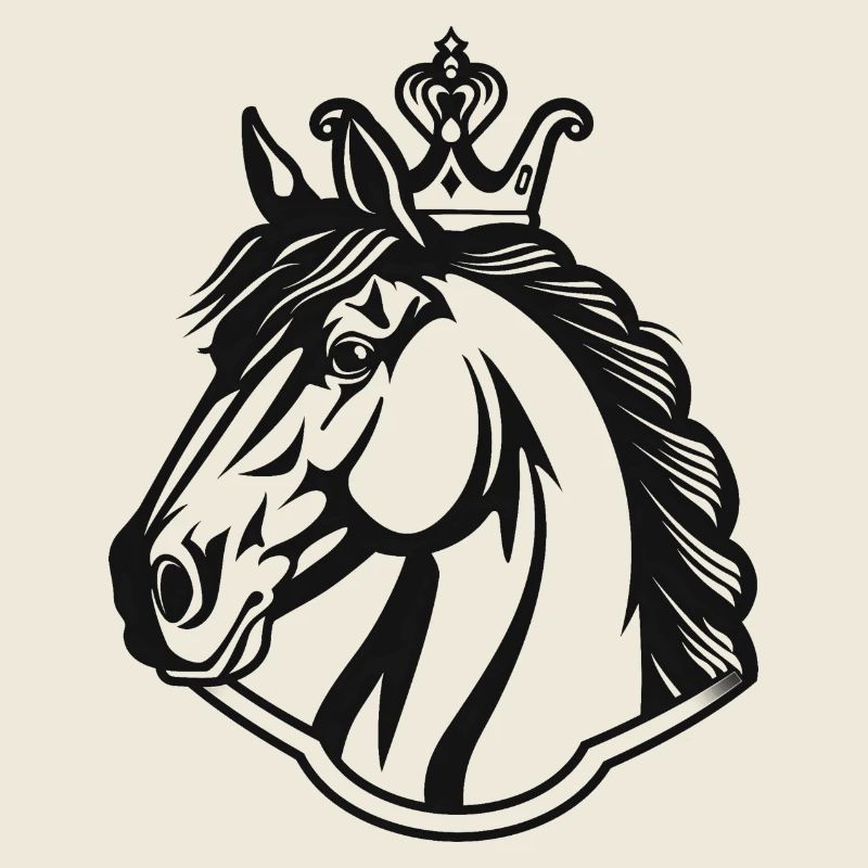 Majestätischer Schattenhengst