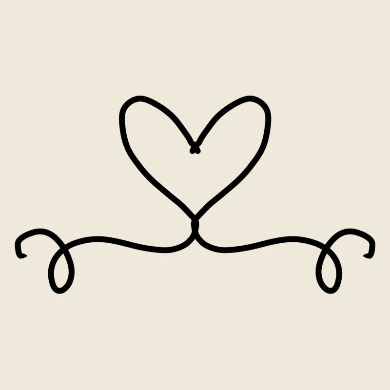 Herz Linie Liebe Form