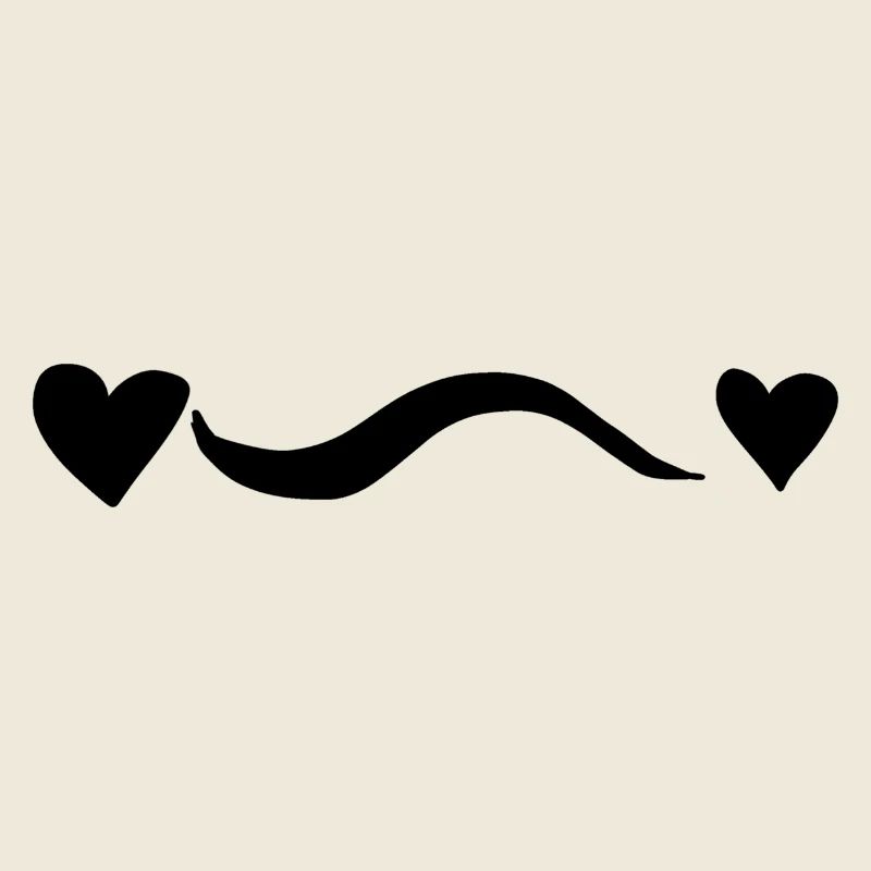 Heart Line Wave Hearts