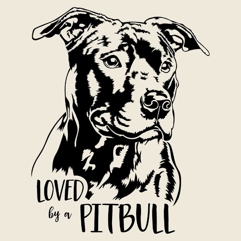 Loved by a Pitbull American Pitbull Hunde Wilsigns