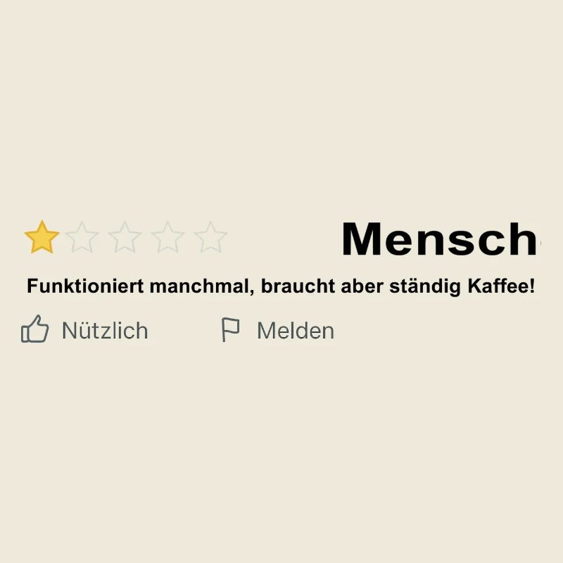 Mensch - 1 Stern