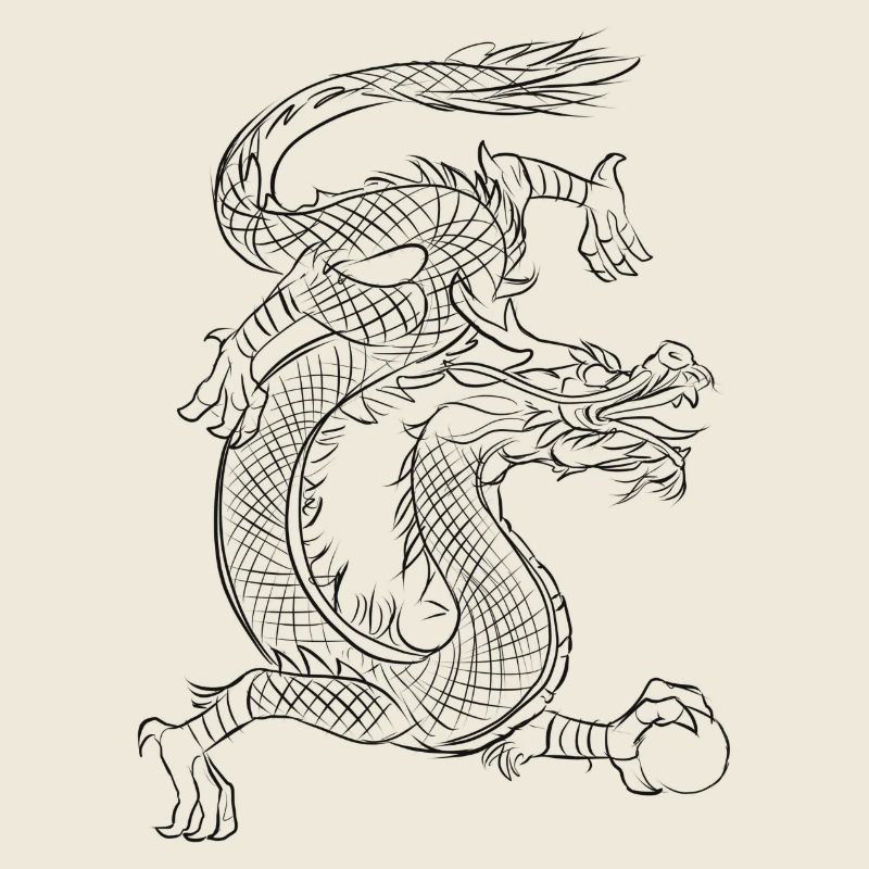 Schwarzer Drache der Unterwelt - Geschenk