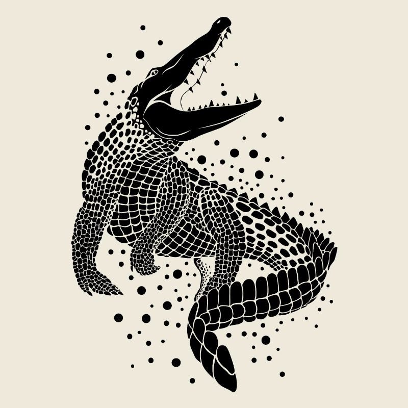 Silhouette de Crocodile