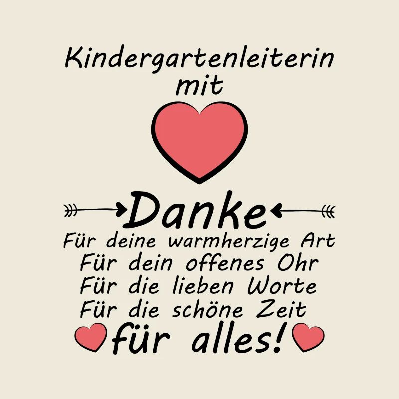 Kindergartenleiterin Kindergarten Leiterin Danke