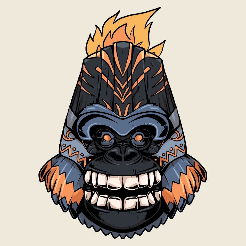 Tiki-Gorilla