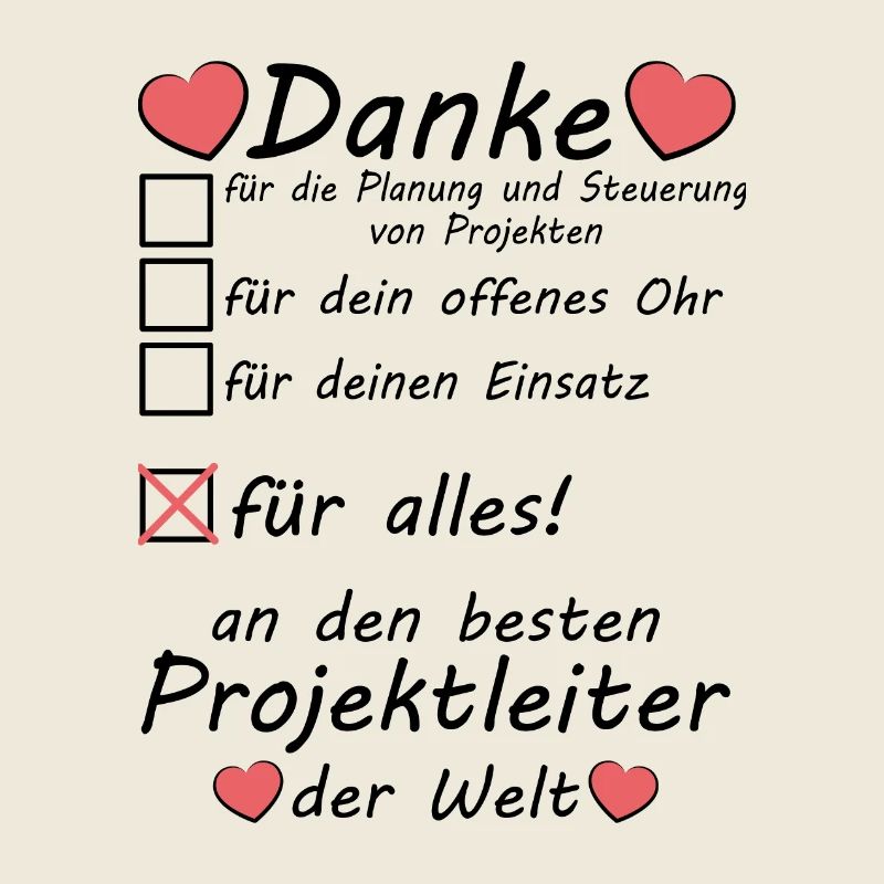 Beste Projektleiter Danke Dankeschön zum Abschied