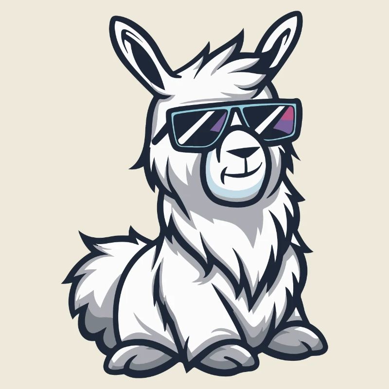 Alpaka Llama Comic Cool