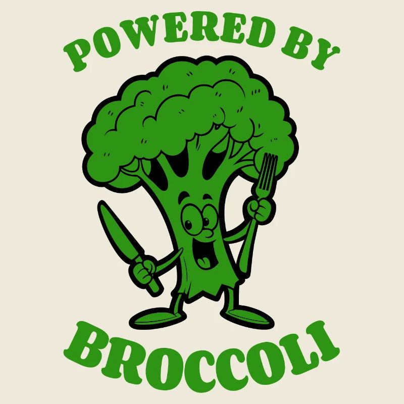 Powered by Broccoli - Vegetables, vegetarian, vegan