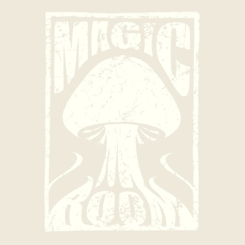 Magic Room used look shabby psychedelic mushroom room