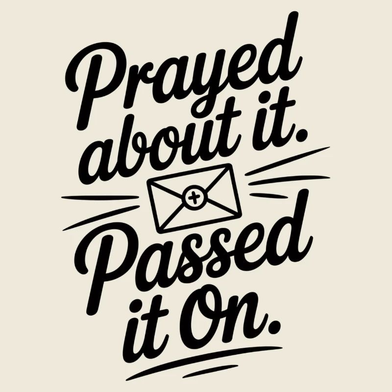 Prayed About It Passed It On Prayer