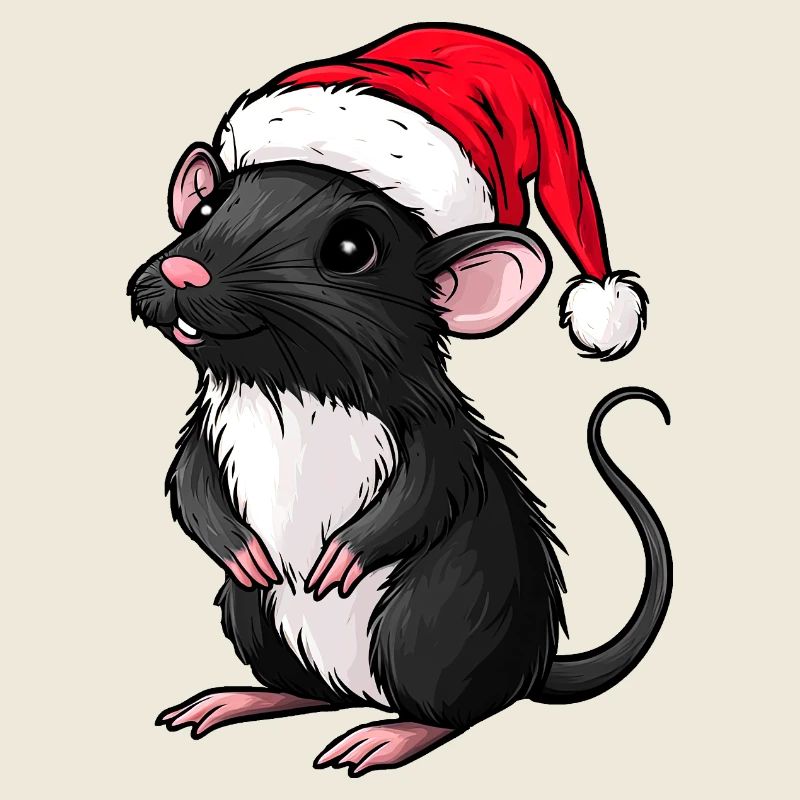 Weihnachten Ratte