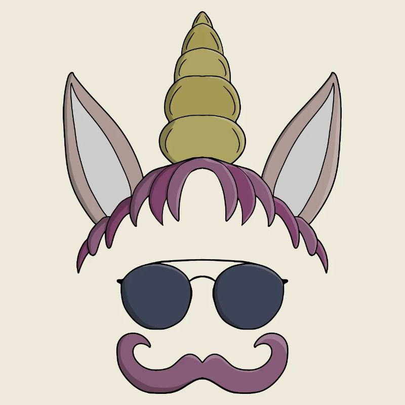 Unicorn Moustache