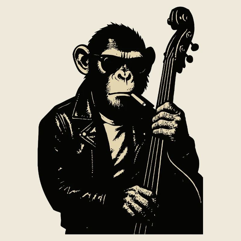Monkey Rocker Lederbass