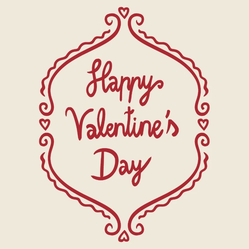 Valentinstags-Verzierter Rahmen