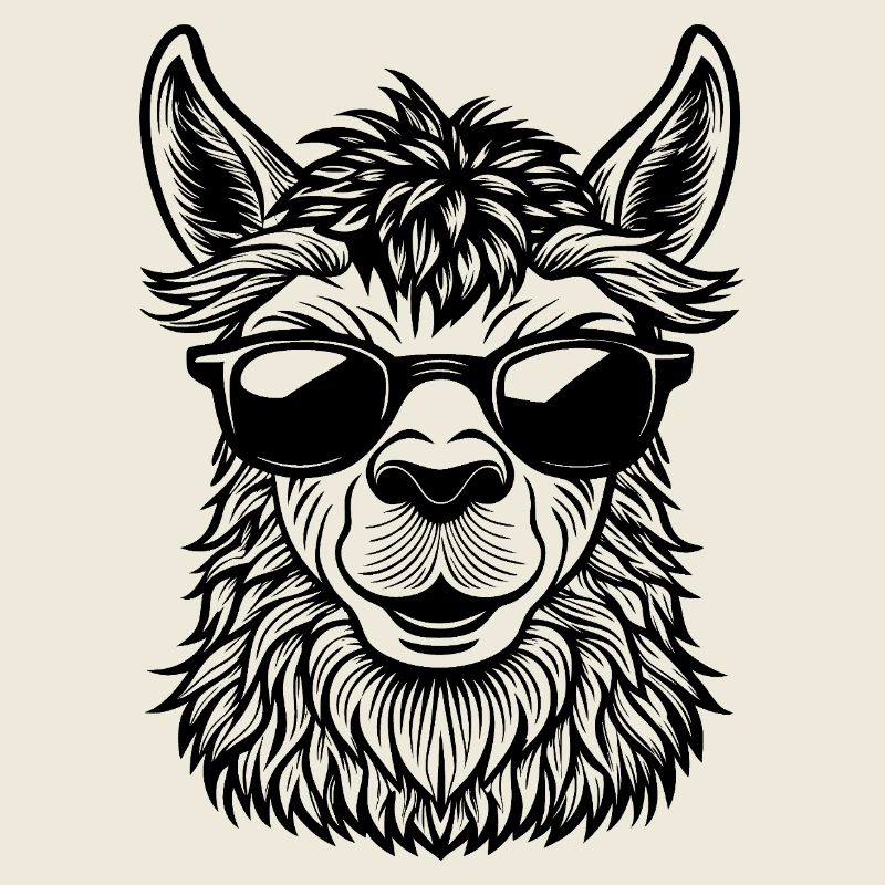 Lama-Gesicht