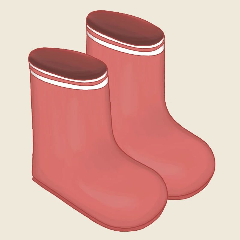 Red Retro Socks Duo