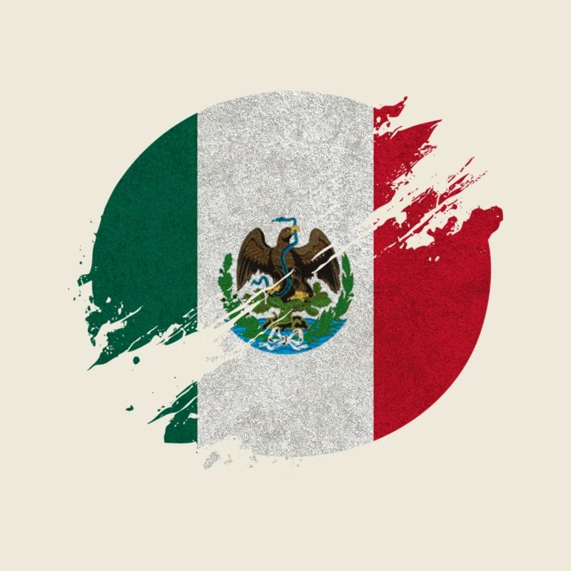 Mexique cercle / cadeau de drapeau