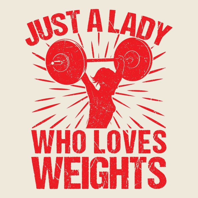 Motivation de remise en forme Bodybuilder Lady Who Loves