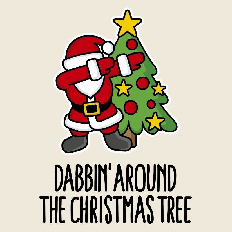 Dabbin' around the Christmas tree - Text