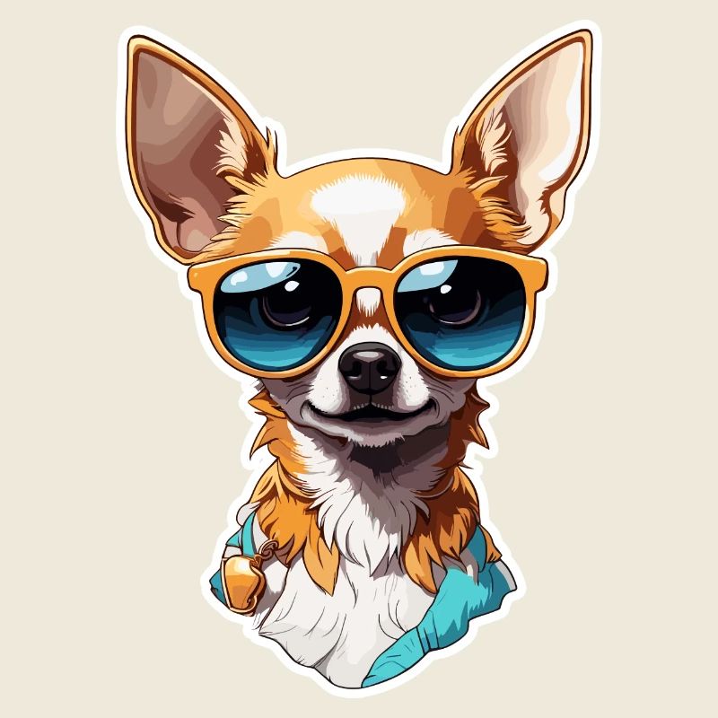 Chihuahua / kleiner Hund / Tier / winzig / Rasse
