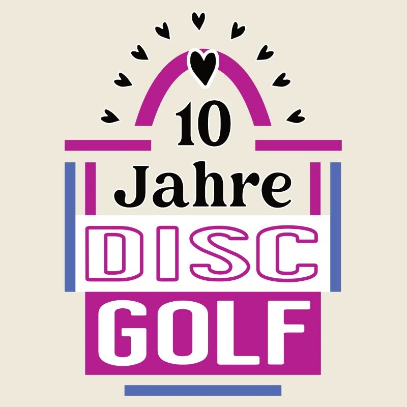 10 Jahre Discgolf Jubiläum Discgolfspielerin