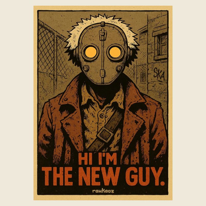 Hi ich bin der Neue – Maskierte Figur