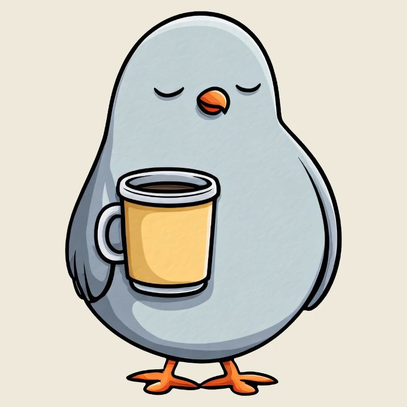 Pigeon Latte Snuggler