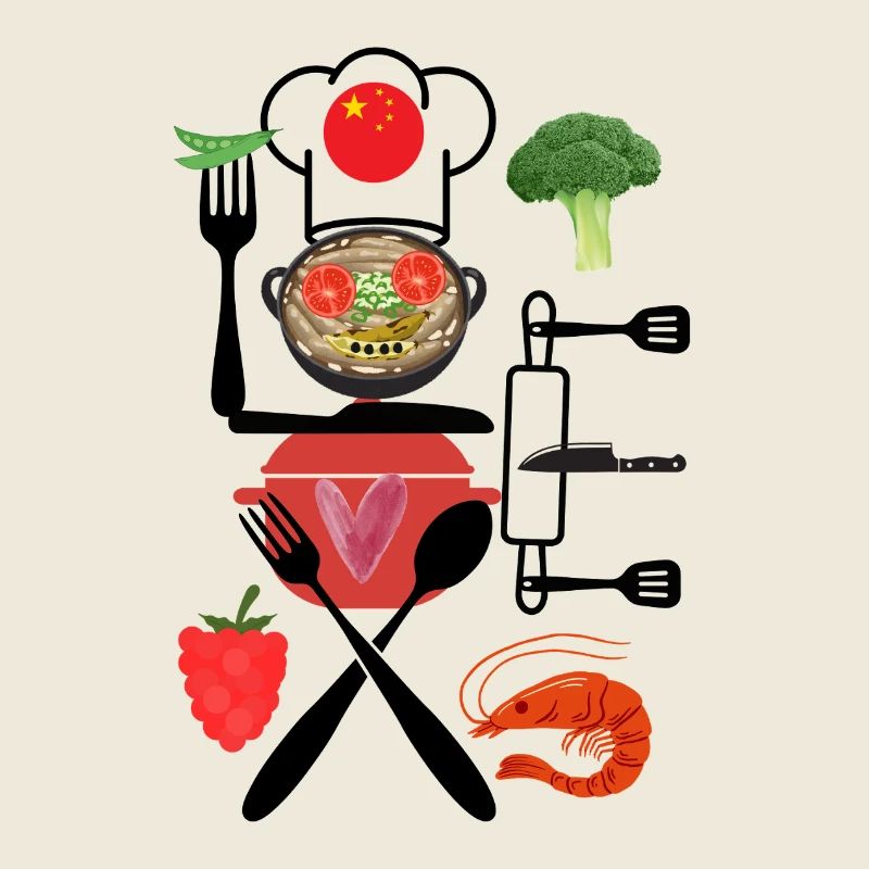 China Kitchen Collage