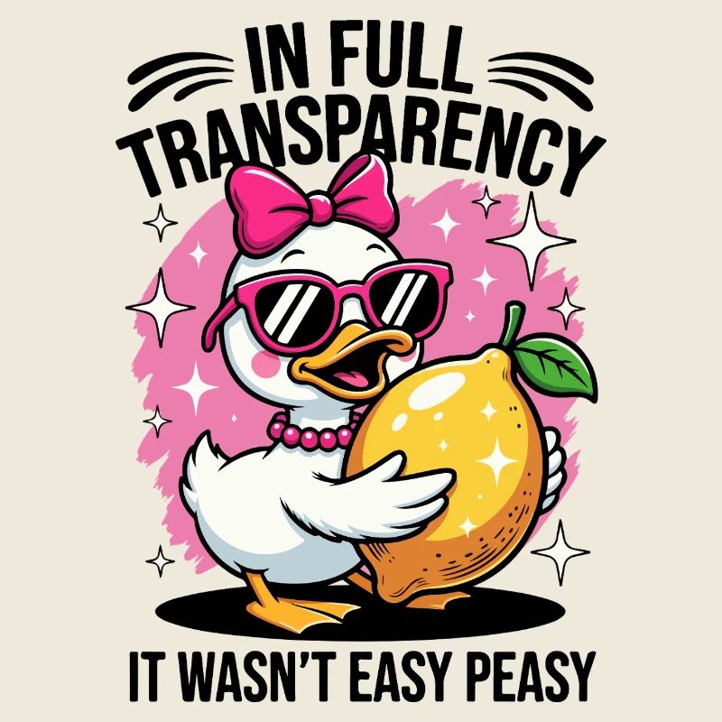 Sweet Duck with Lemon – In Full Transparency Fun