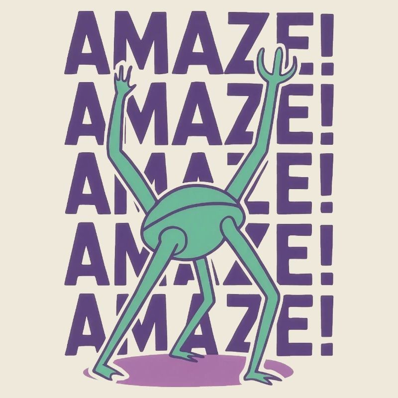 Rocky Amaze Alien Greeting
